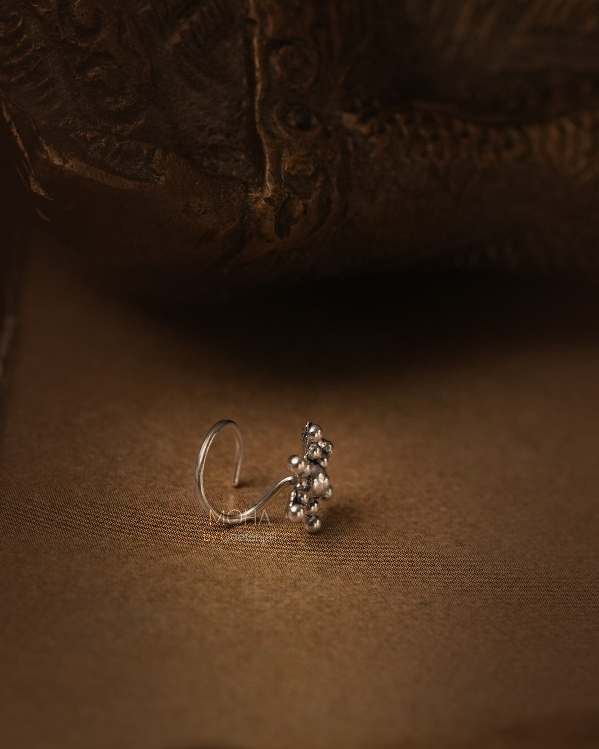 Tara Silver Nosepin by MOHA