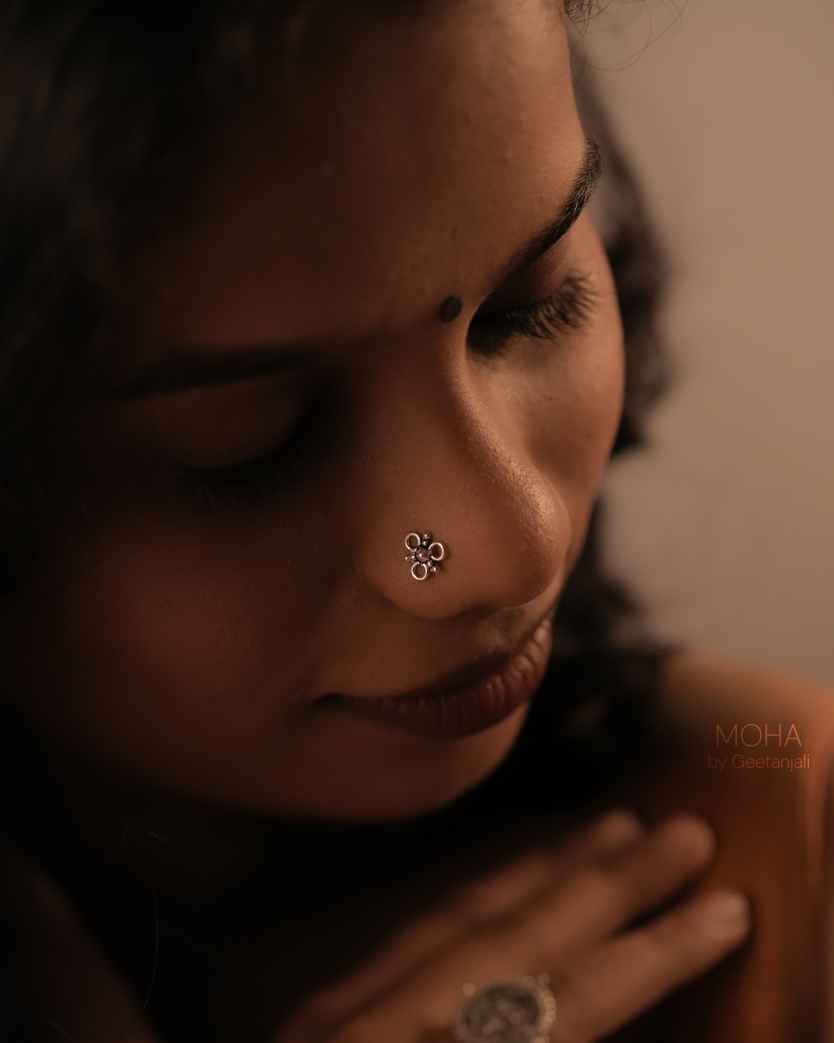 Taru Silver Nosepin by MOHA