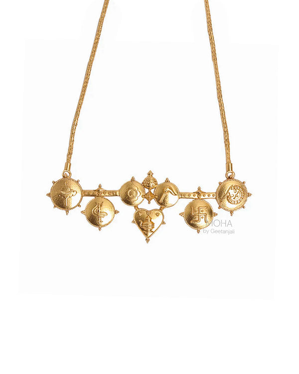 Tatva Gold Plated Silver Necklace By Moha