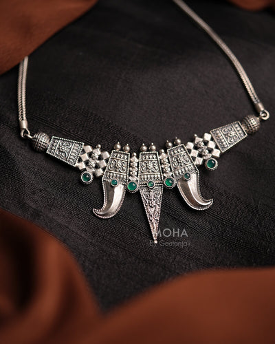 Tejasvi Silver Necklace by MOHA