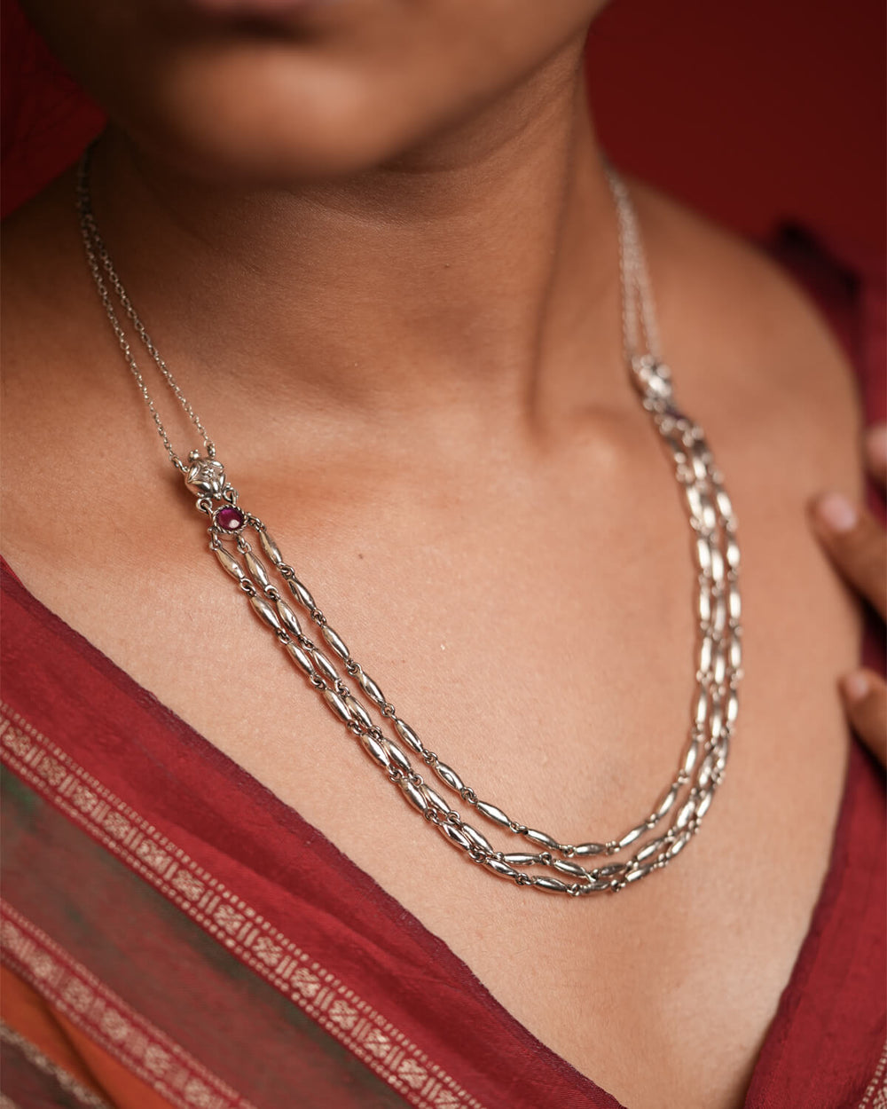 The Tandul Mani Silver Haar by Moha