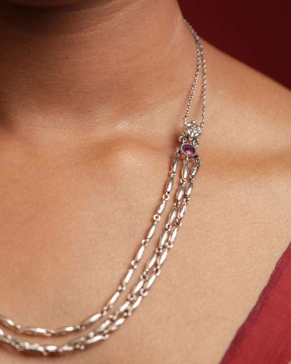 The Tandul Mani Silver Haar by Moha