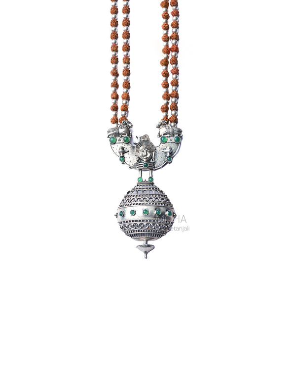 Trailokya Silver Necklace by MOHA