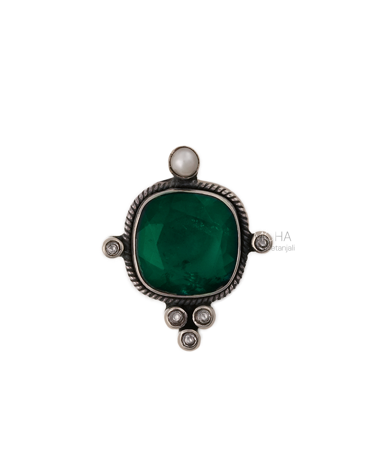 Trina Silver Pendant by Moha (Only Pendant)