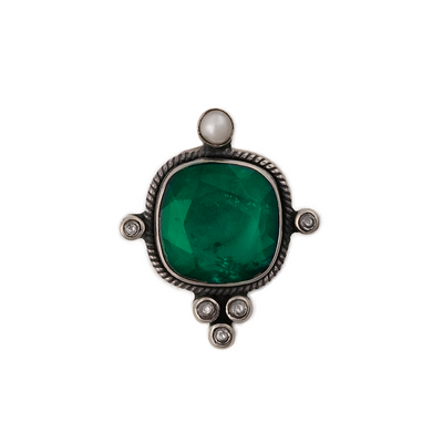 Trina Silver Pendant by Moha (Only Pendant)