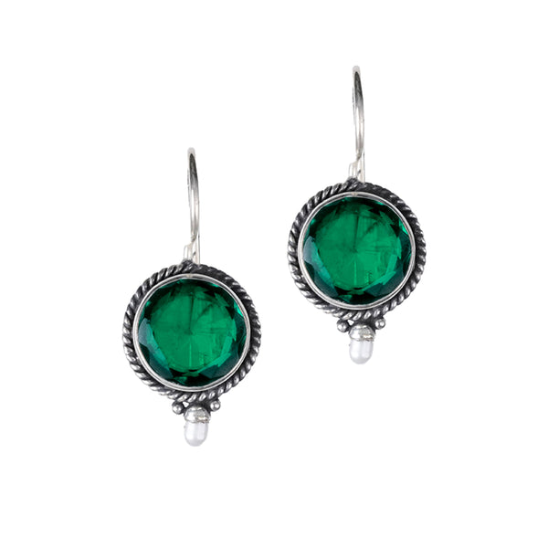 Trina Silver Dangle Earrings by MOHA