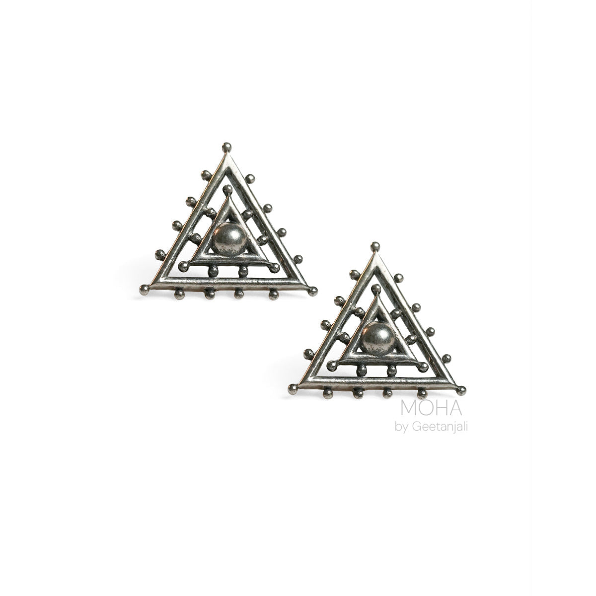 Trisha Silver Earrings by MOHA