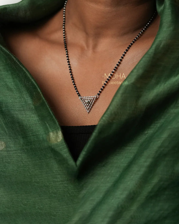 Trisha Silver Mangalsutra By MOHA