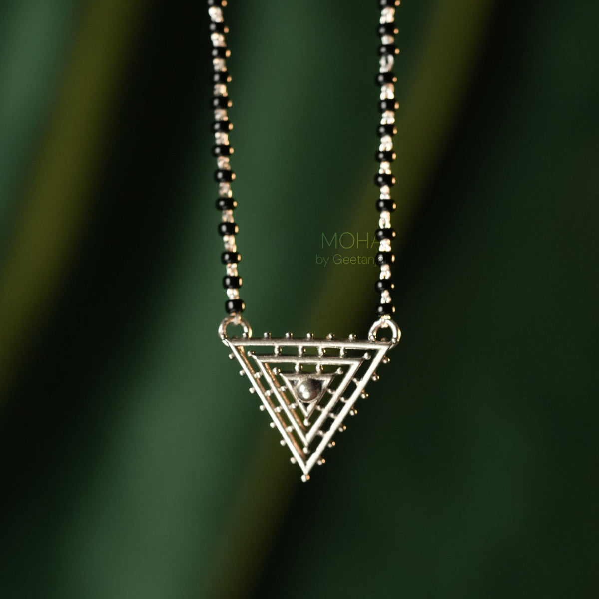 Trisha Silver Mangalsutra By MOHA
