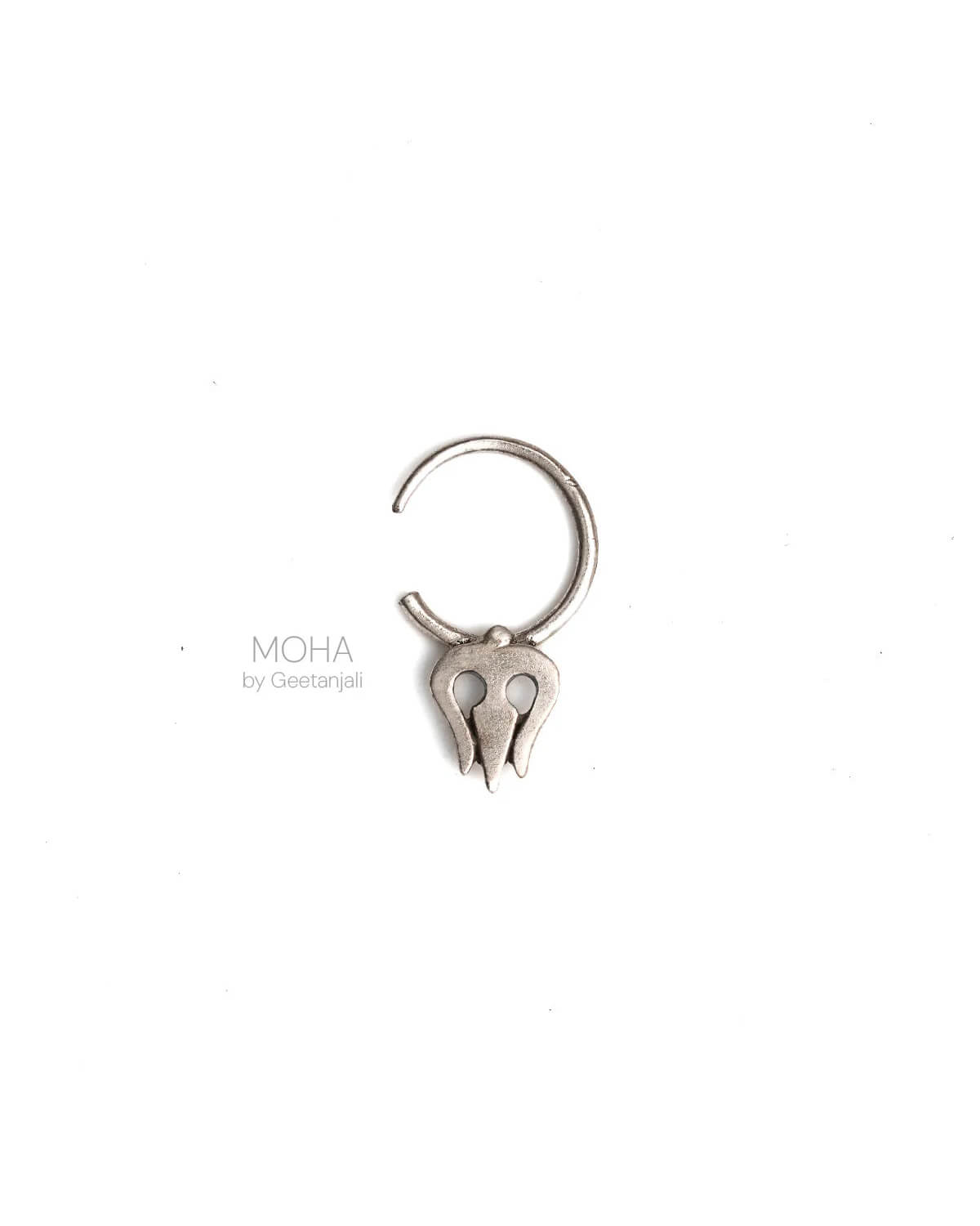 Trishul Silver Septum by MOHA