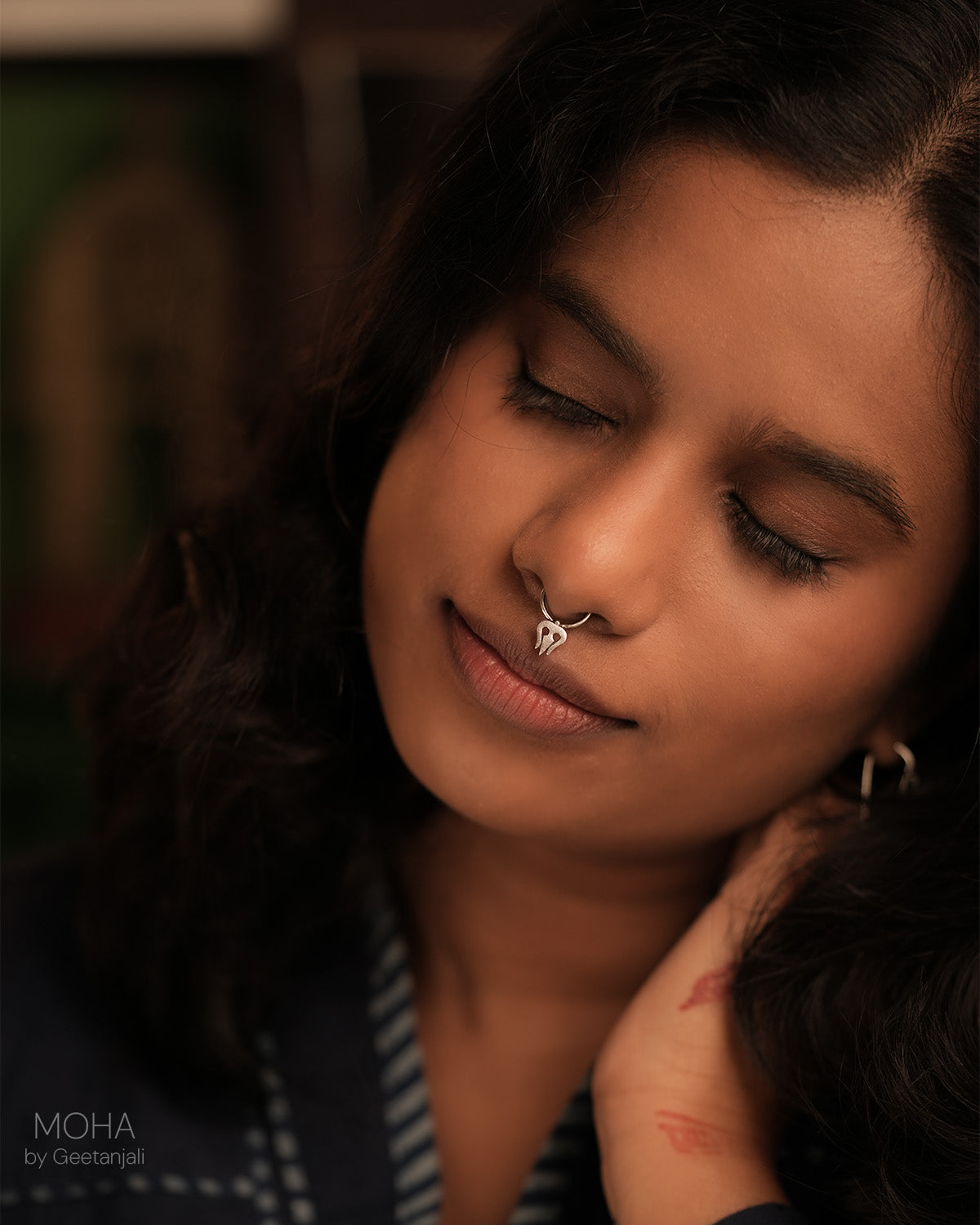 Trishul Silver Septum by MOHA