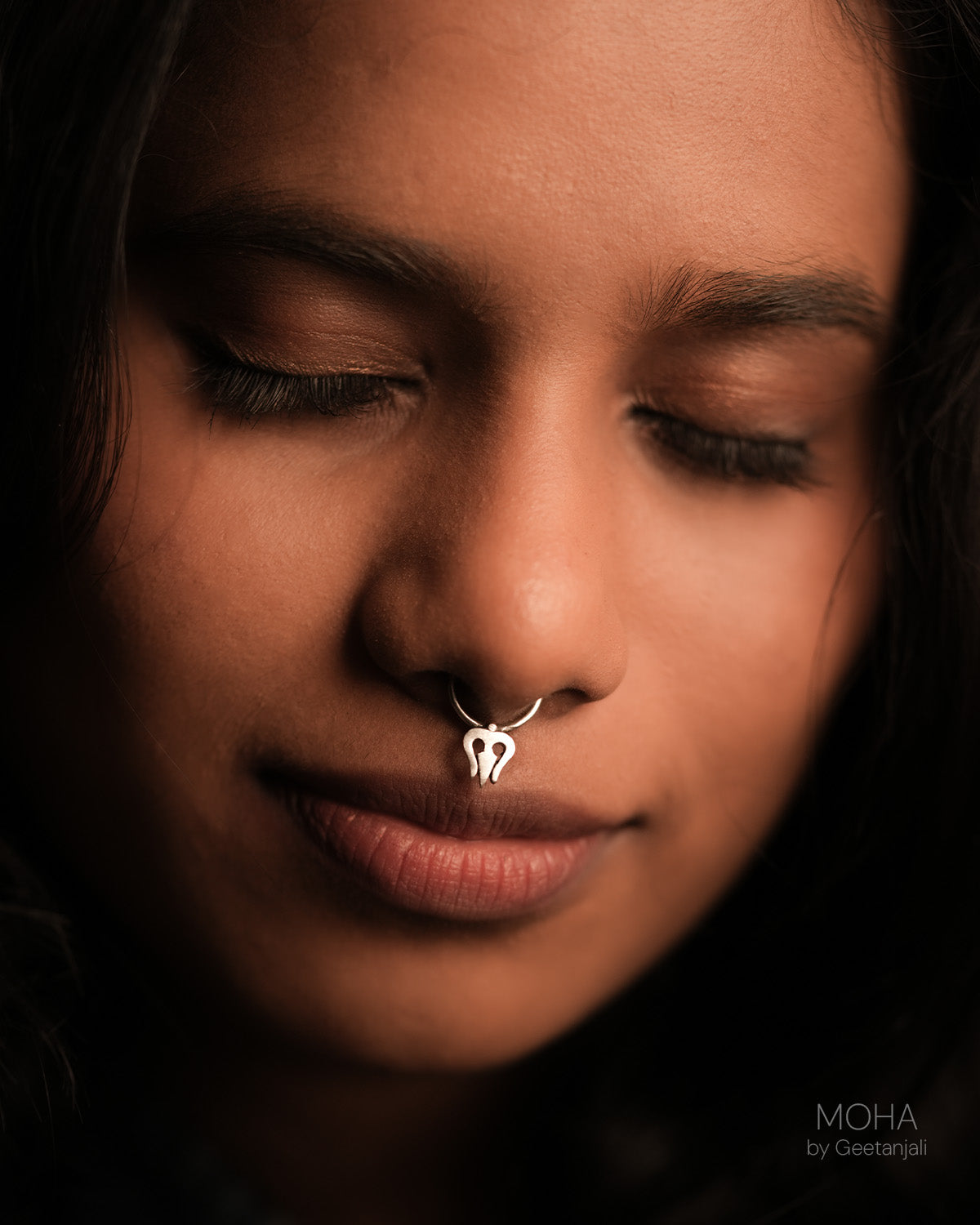 Trishul Silver Septum by MOHA