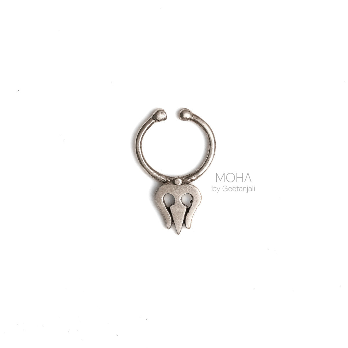 Trishul Silver Septum by MOHA