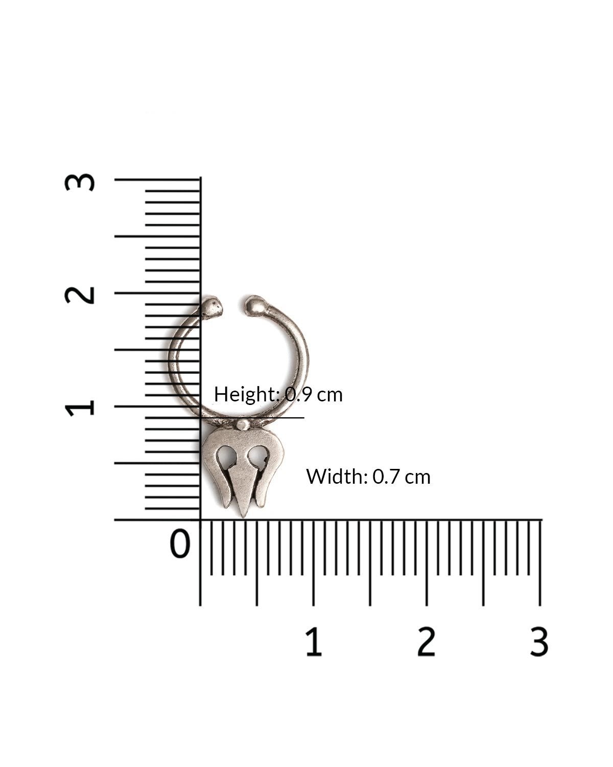 Trishul Silver Septum by MOHA