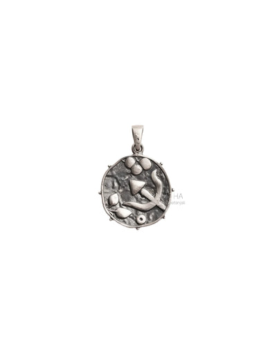 Trishul Silver Pendant by Moha (Only Pendant)