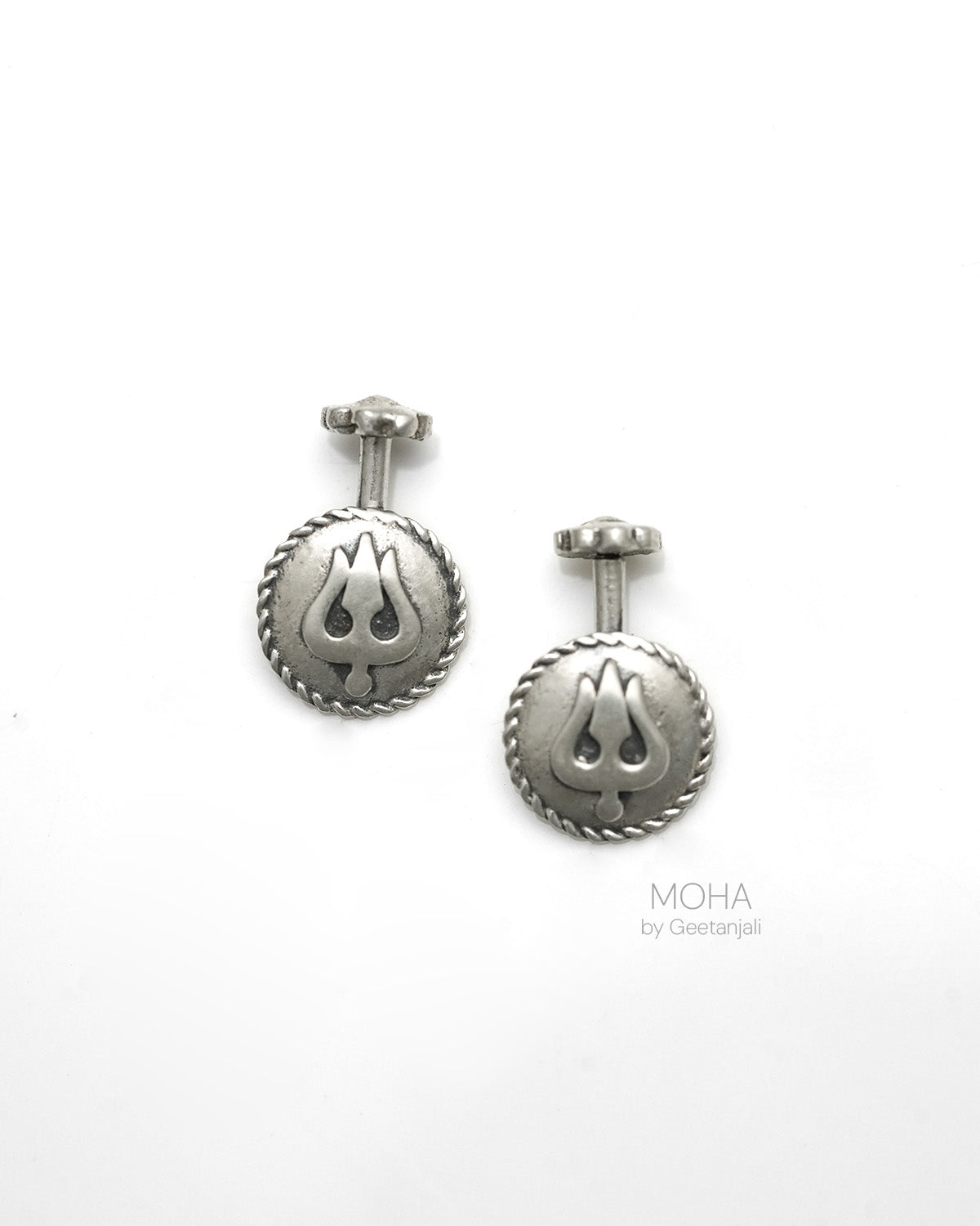 Trishula Silver Bugadi by MOHA,'