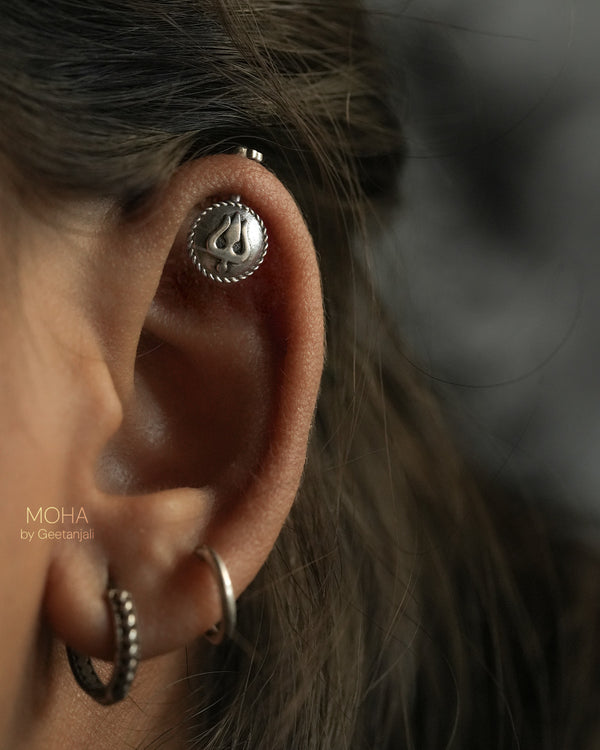 Trishula Silver Bugadi by MOHA