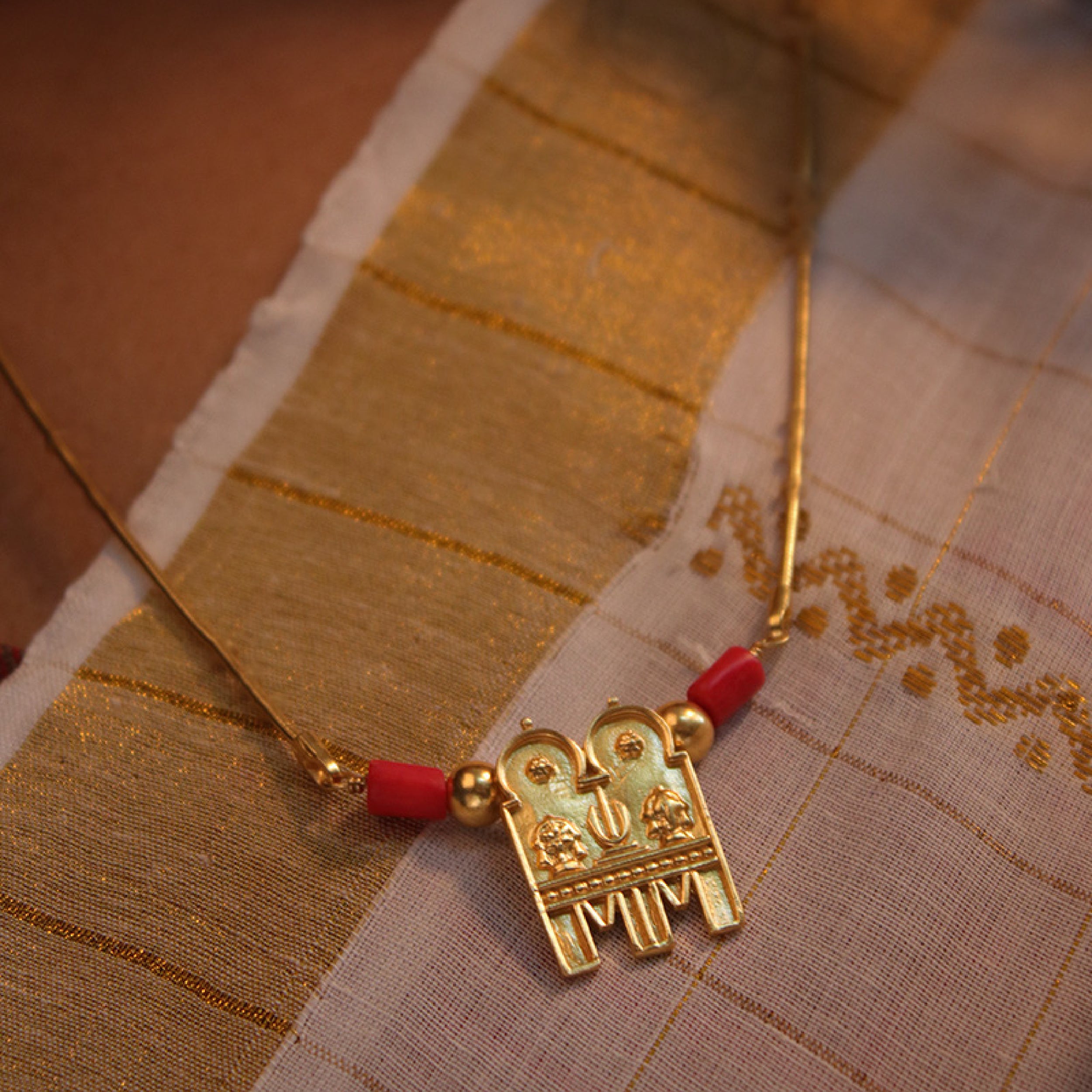 Venkatesh Taali Silver Chain (Gold Plated) by MOHA
