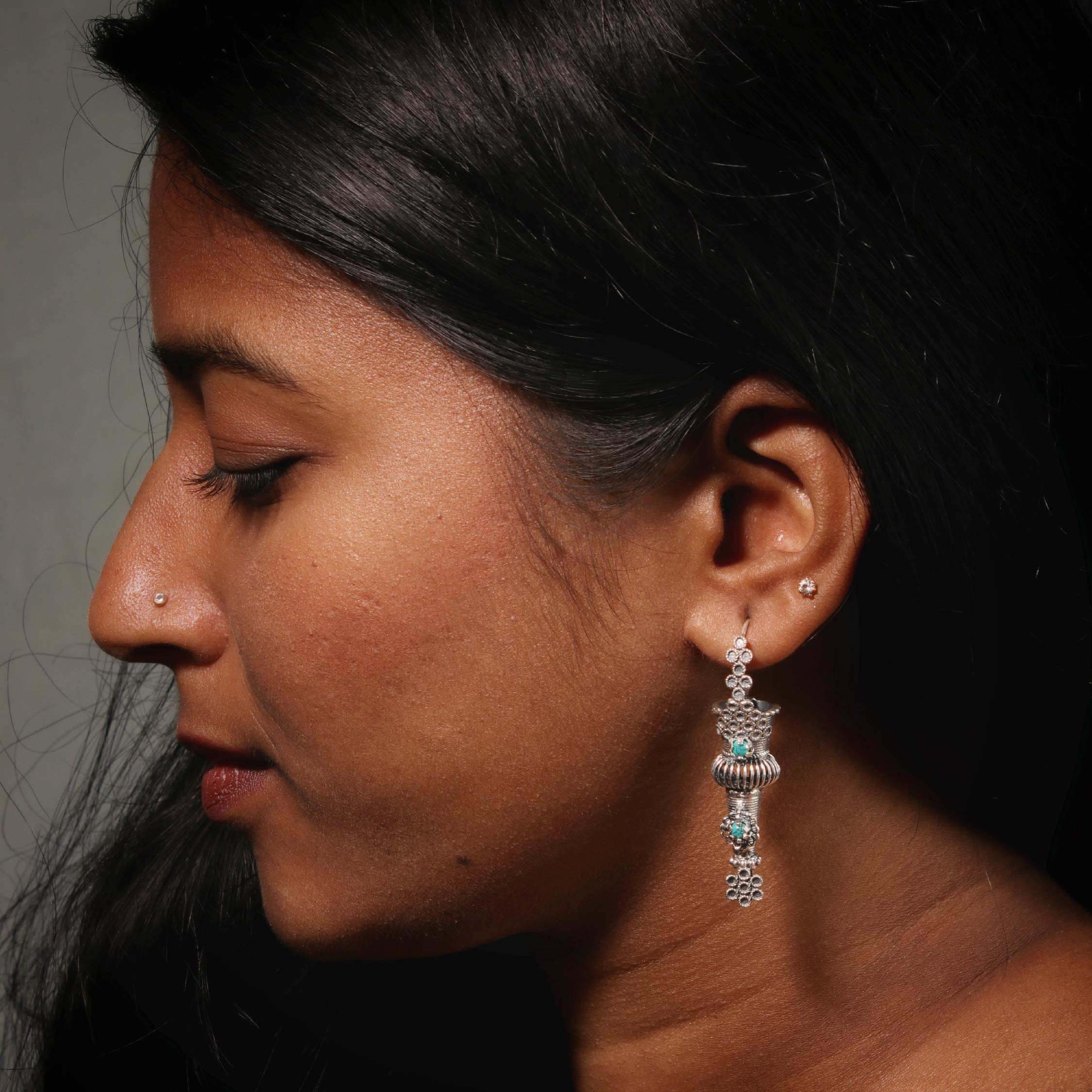 Nagali silver earrings by Moha