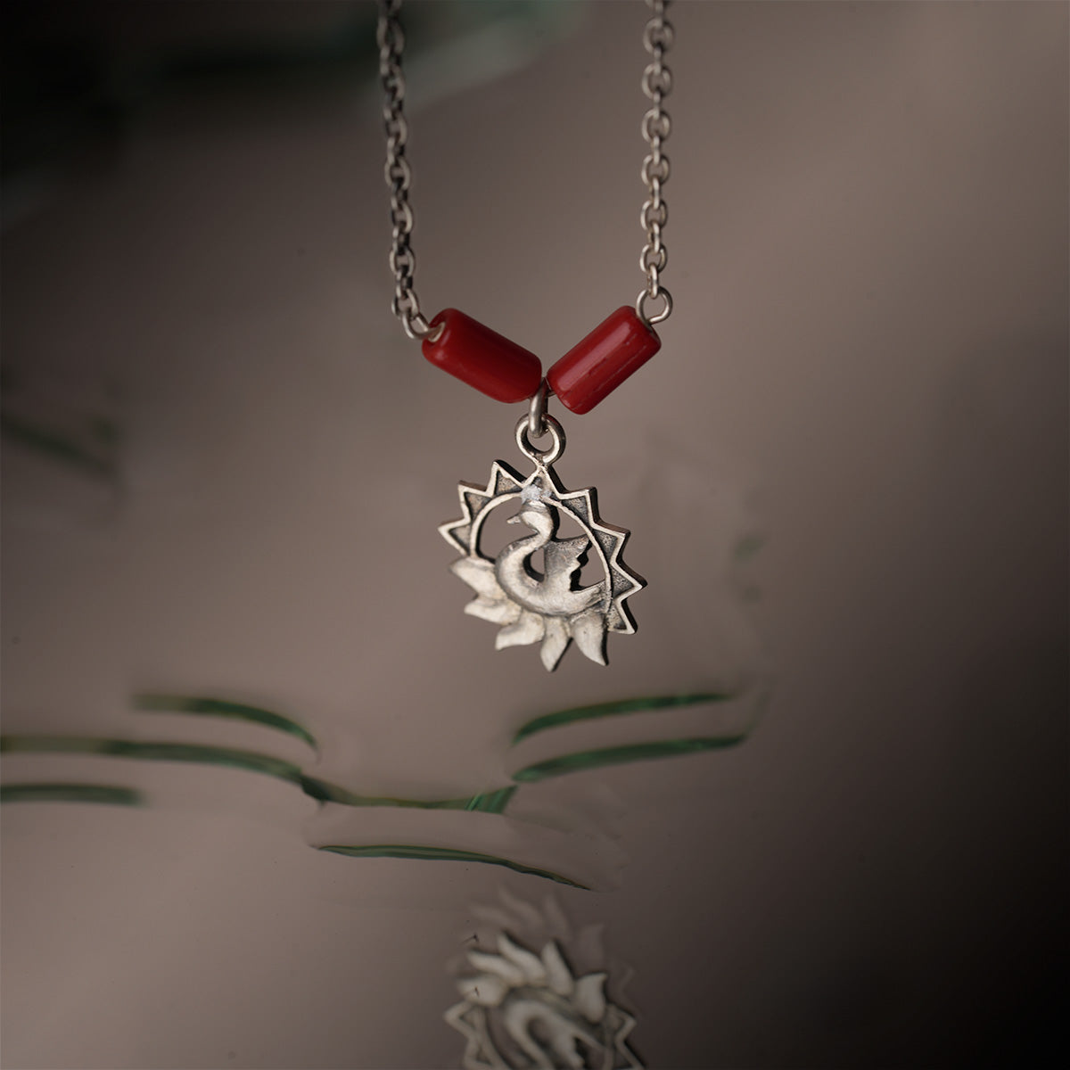 Hansini Charms Silver Necklace by MOHA - Moha