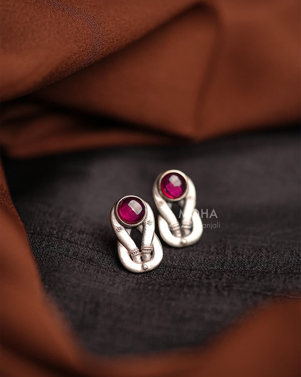 Infinity Silver Earrings by MOHA