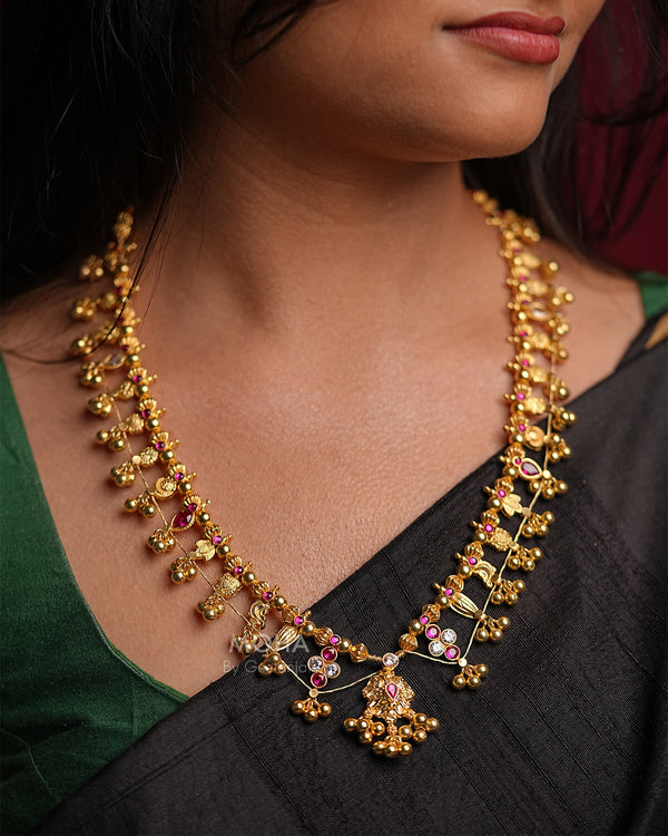 Ratna Saaj Necklace Gold Plated by MOHA