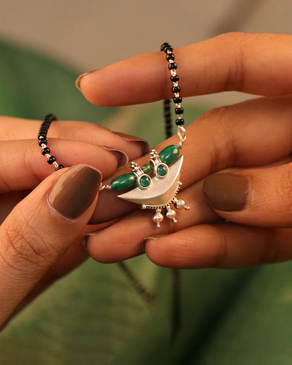Uroo Silver Mangalsutra by Moha