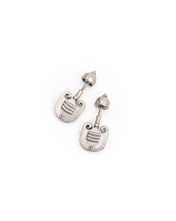 Vibhuti Silver Bugadi - Pierced, Small by MOHA