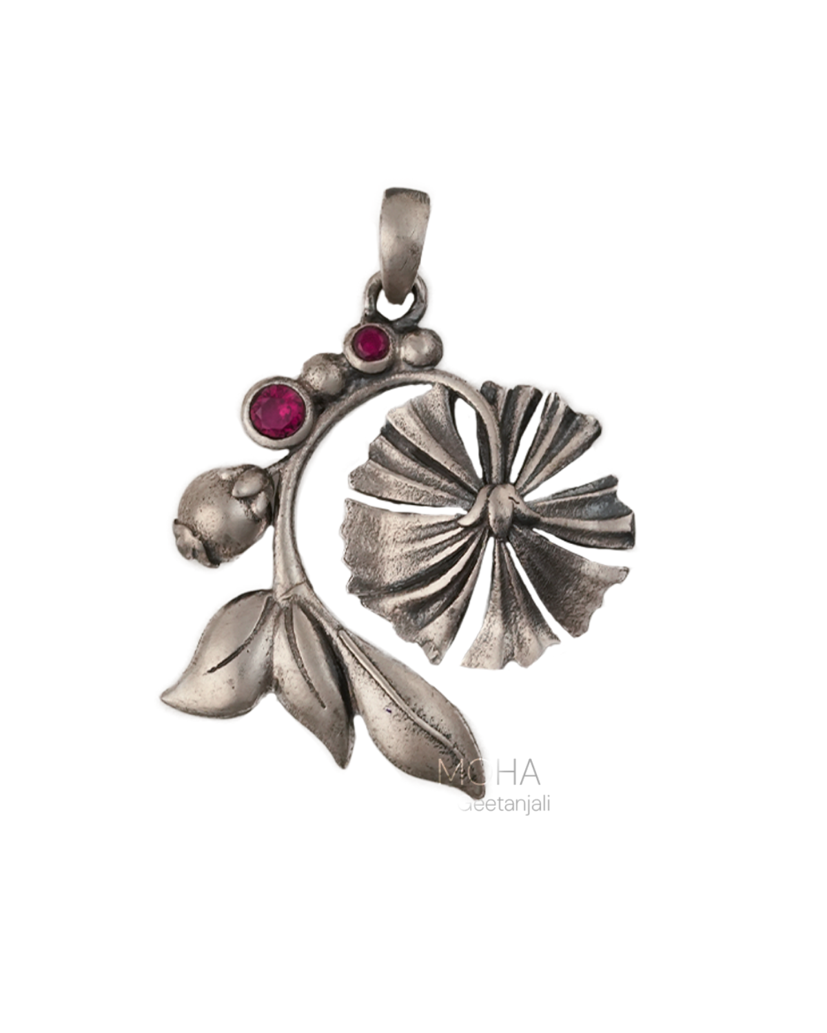 William Morris - Bloom Lily Silver Pendant by Moha (Only Pendant)
