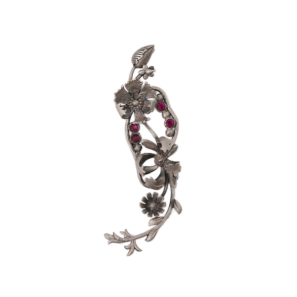 William Morris - Compton Vertical Silver Pendant by Moha (Only Pendant)