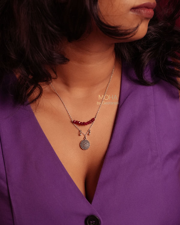 Yami Silver Pendant with Chain by MOHA