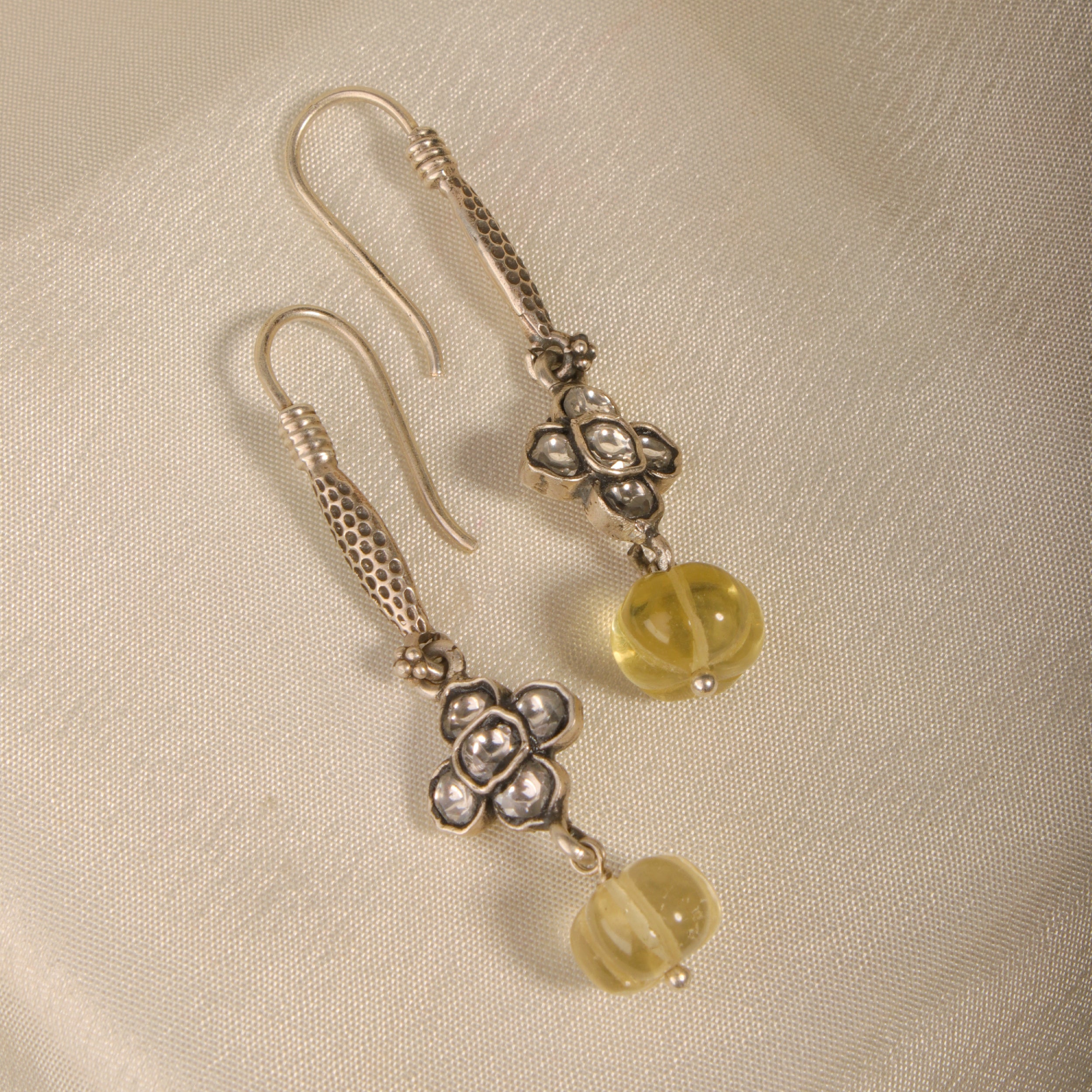 zara silver earrings by moha