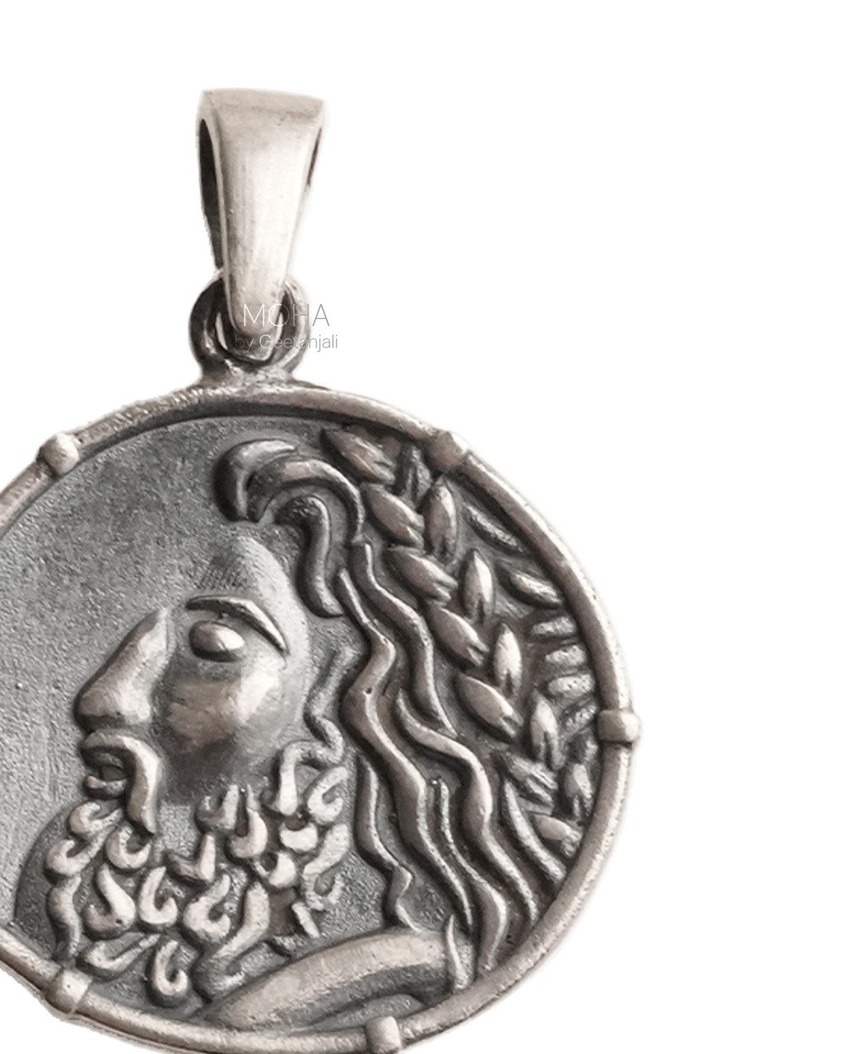 Zeus Silver Pendant by Moha (Only Pendant)