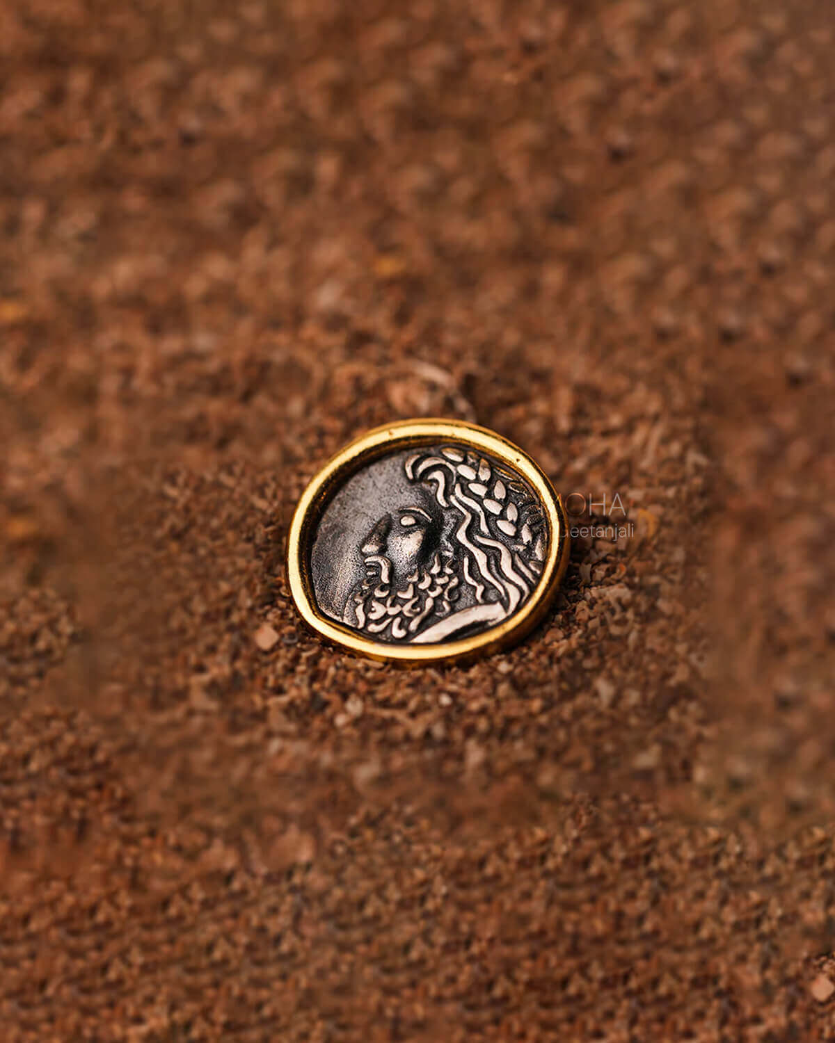 Buy Zeus Silver Brooch pin by MOHA Online by MOHA
