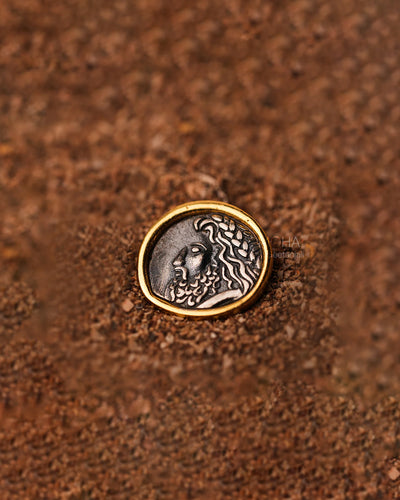 Zeus Silver Brooch pin by MOHA