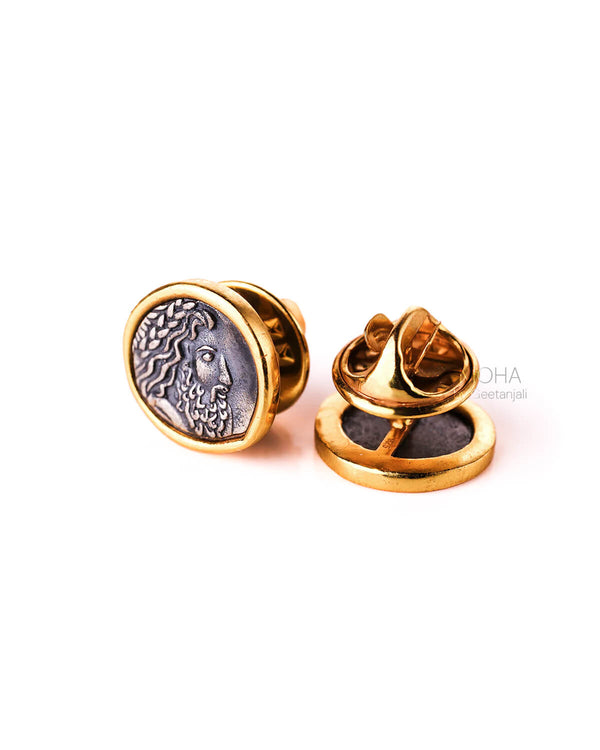 Zeus Silver Brooch pin by MOHA