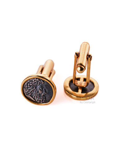 Zeus Silver Cufflinks by MOHA