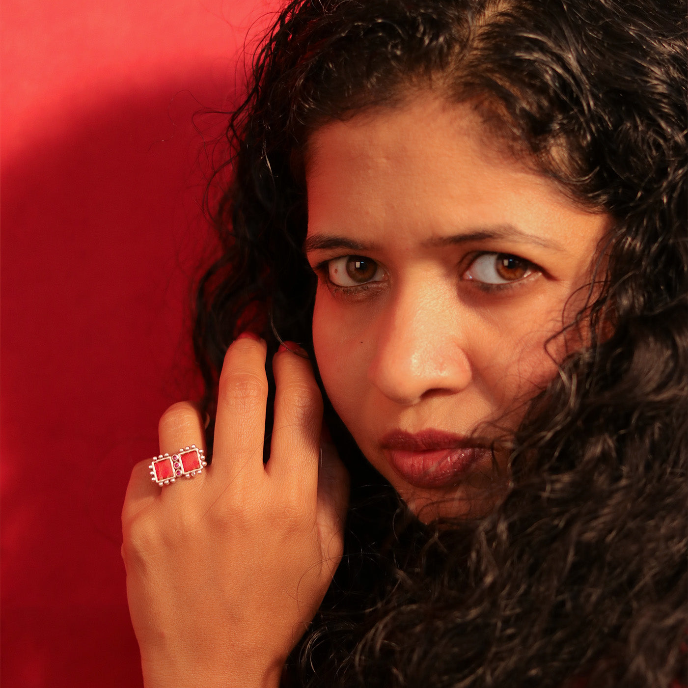 aayat silver finger ring by moha