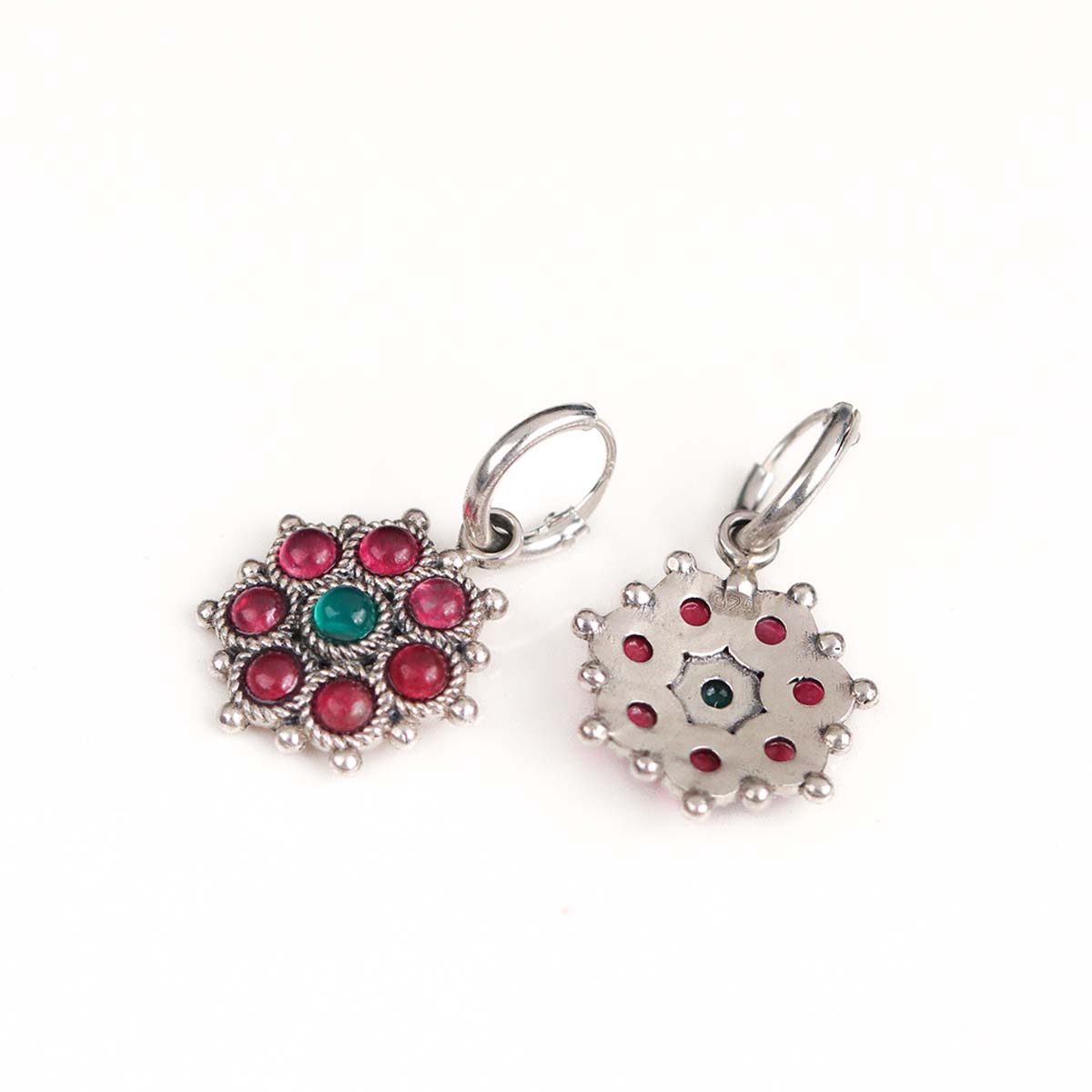 adaa hoops silver bugadi by moha