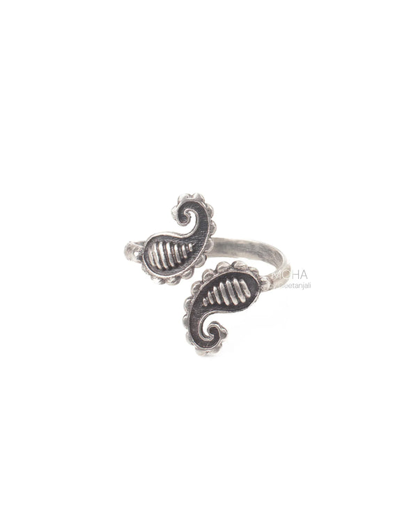 Anokhi Silver Finger Ring by MOHA
