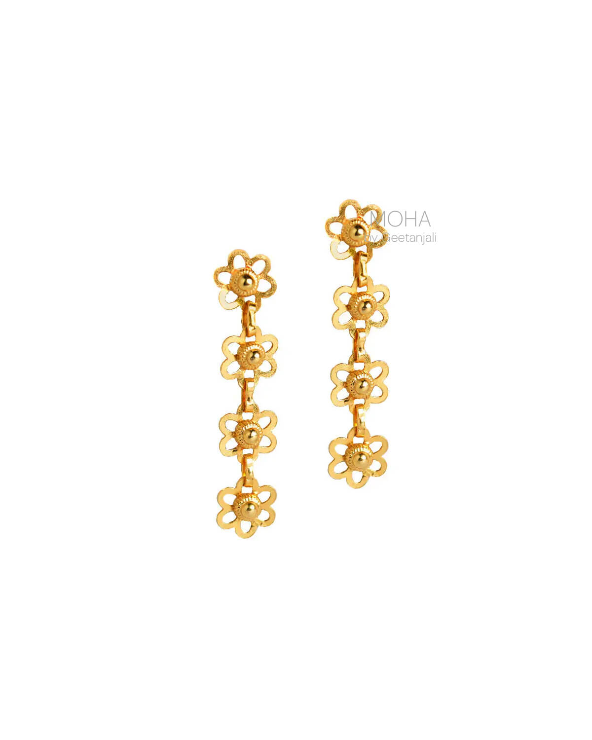 Bakuli Silver Earrings [Gold Plated] by MOHA