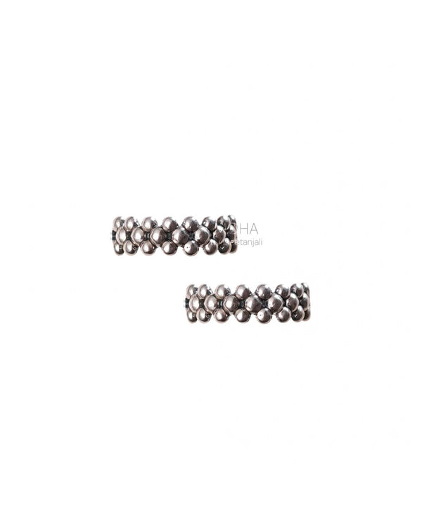 Bindu Silver Toe Rings by MOHA