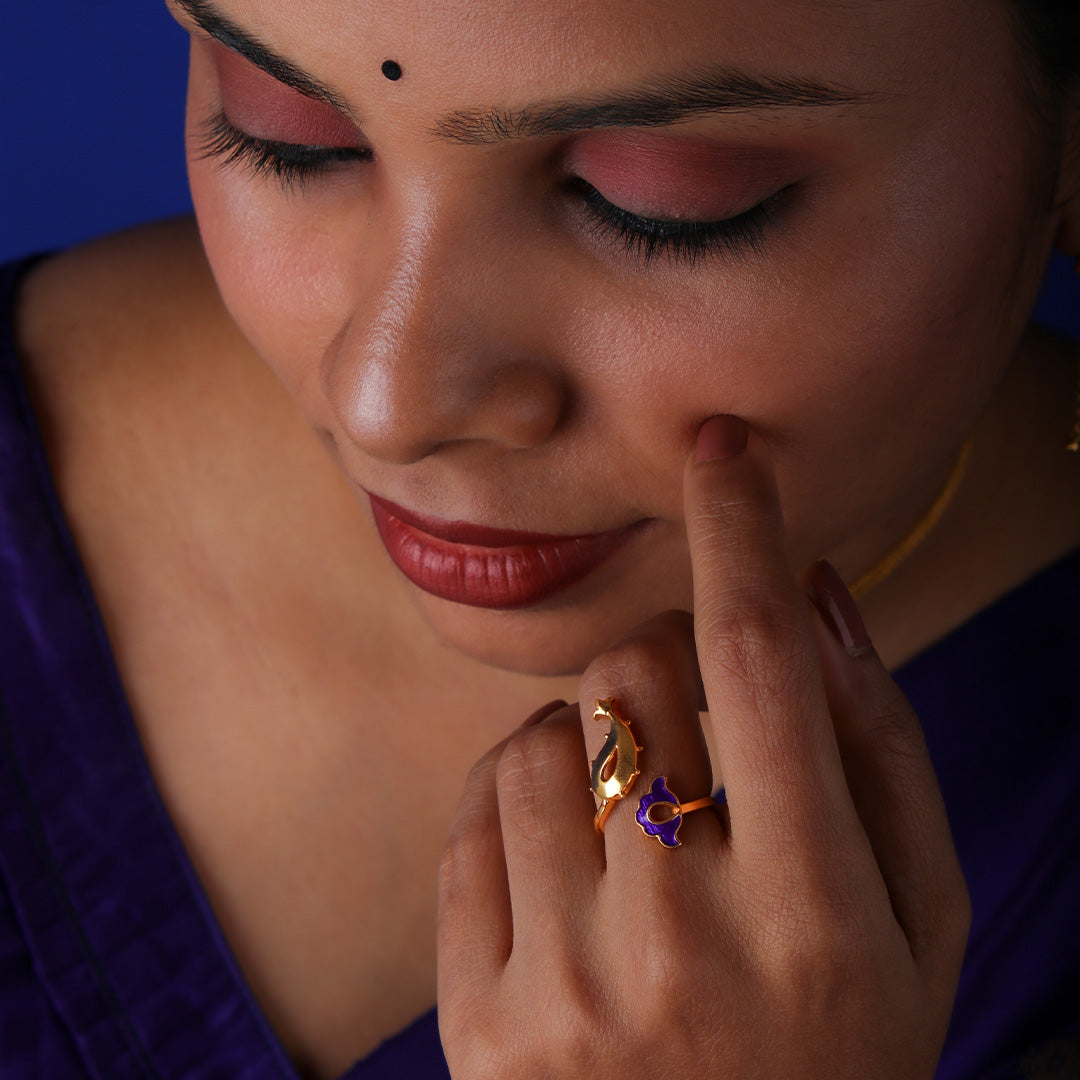 buti silver finger ring by moha
