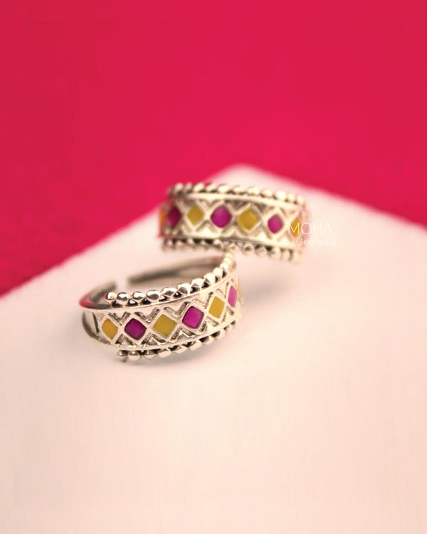 Chuski Silver Toe Ring By Moha