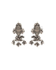 Fish Ghungroo Silver Earrings by Moha