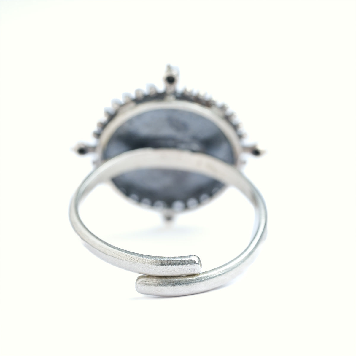 gajalaxmi silver finger ring by moha