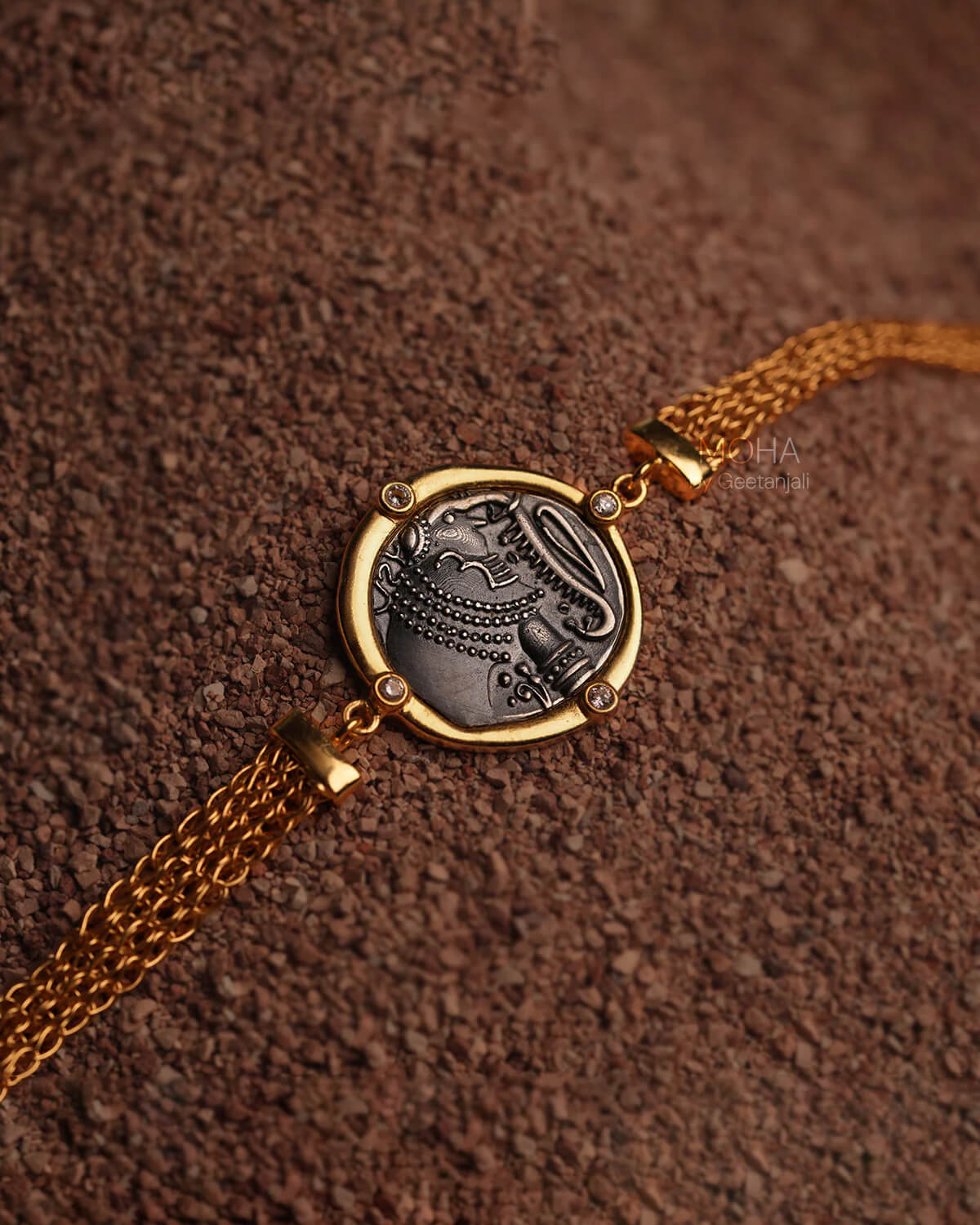 Gajapati Silver Bracelet by MOHA