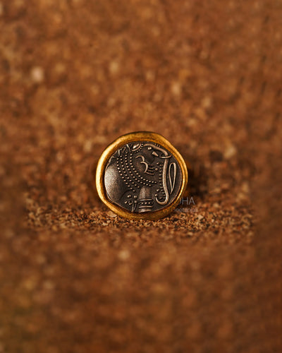 Gajapati Silver Finger Ring by MOHA