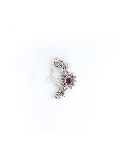 Gul Silver Nath (Clip on, Left) by MOHA