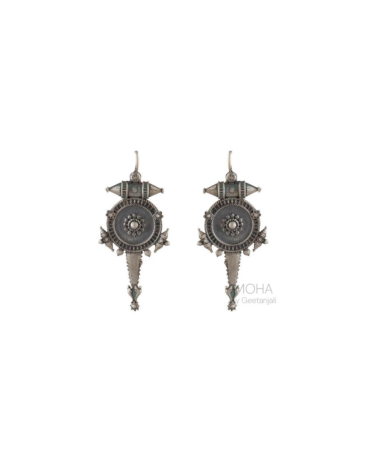 Hingora Silver Earring-Small by MOHA